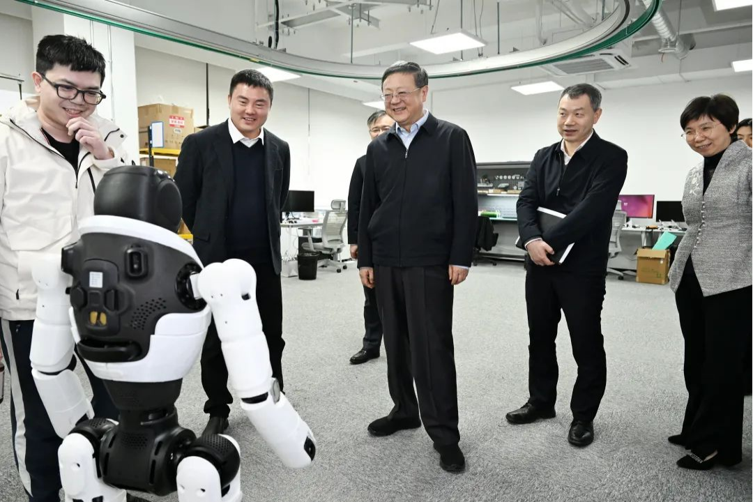 上海市委书记陈吉宁专题调研ng28.com机器人